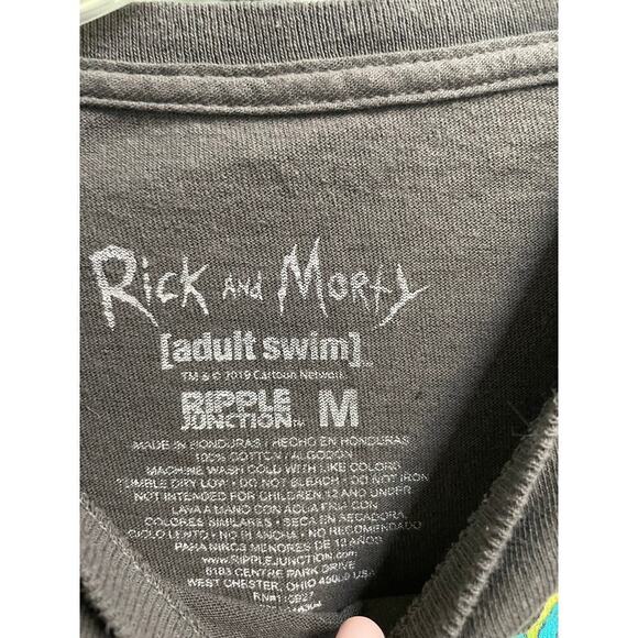 Rick and Morty Tee Size Medium Graphic Shirt Adult Swim - Picture 2 of 2